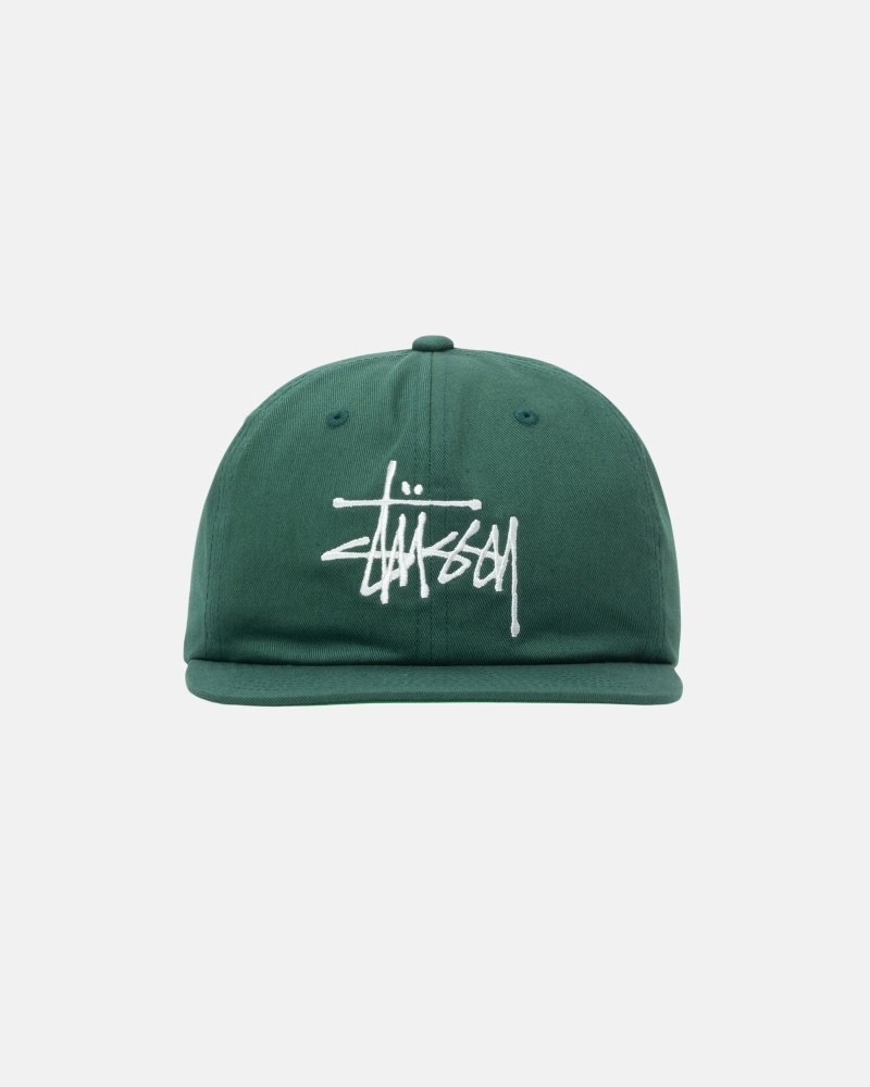 Stüssy Basic Strapback Kappen Herren Braun | ROYVF-7469