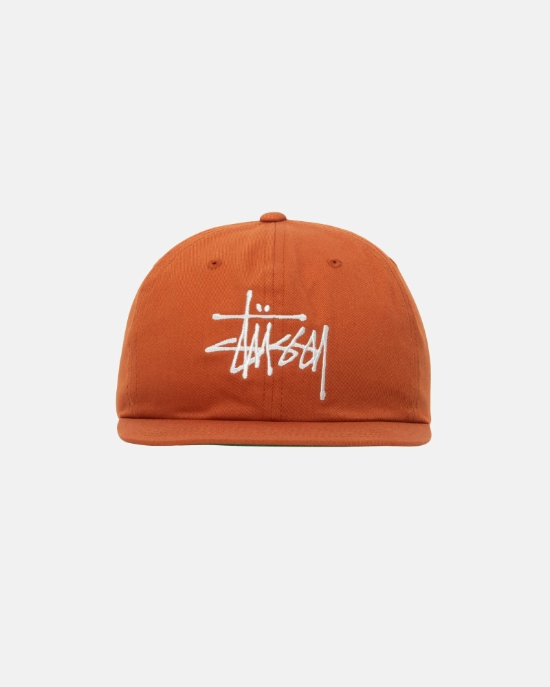 Stüssy Basic Strapback Kappen Herren Braun | FZMAR-6520