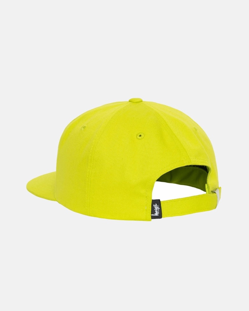 Stüssy Basic Strapback Kappen Herren Hellgrün | GDUIO-7240