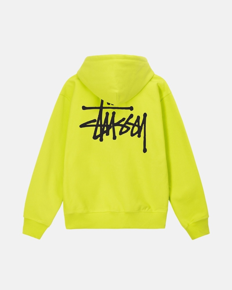 Stüssy Basic Zip Hoodie Herren Schwarz | PGXAD-2609