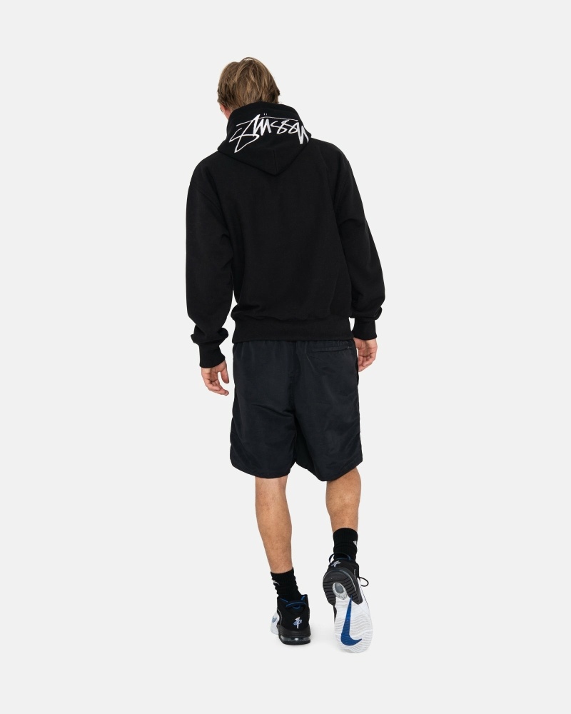 Stüssy Big Basic Kurze Hose Herren Schwarz | IXNQB-0516