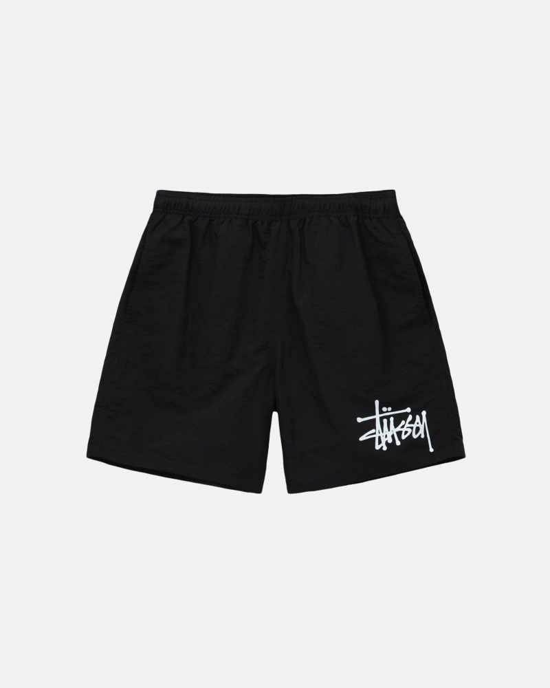 Stüssy Big Basic Kurze Hose Herren Schwarz | IXNQB-0516