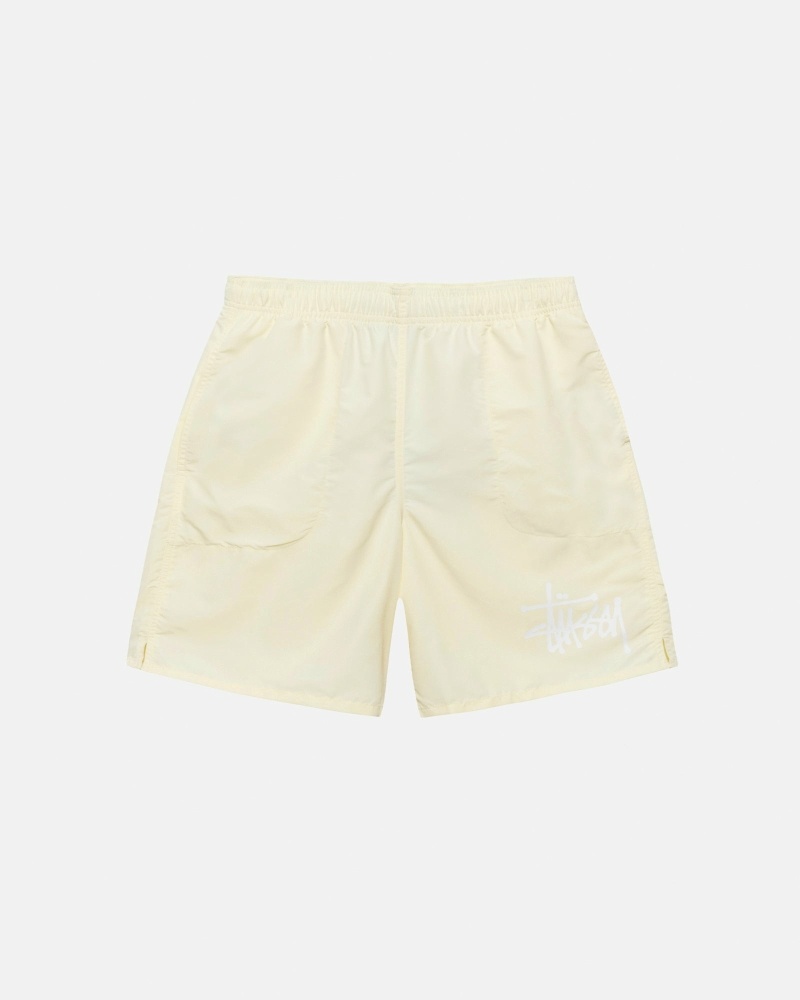 Stüssy Big Basic Kurze Hose Herren Weiß | LZUAC-1845