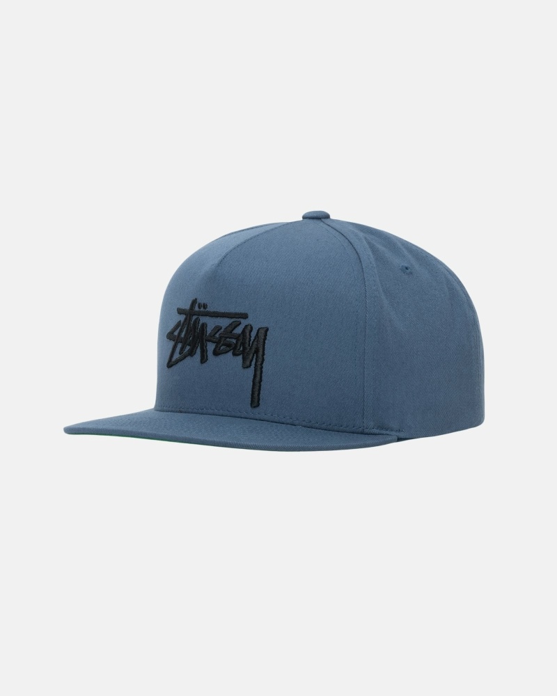 Stüssy Big Stock Point Crown Kappen Herren Grün | TVWPU-3914