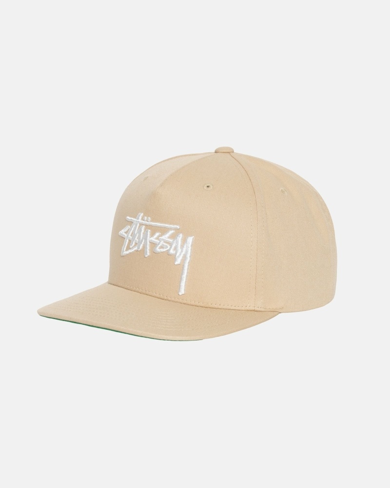 Stüssy Big Stock Point Crown Kappen Herren Braun | ORHKL-0854