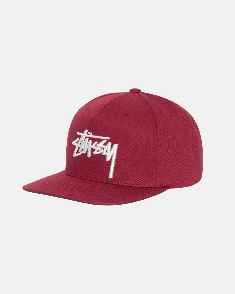 Stüssy Big Stock Point Crown Kappen Herren Grün | VQKUA-9516