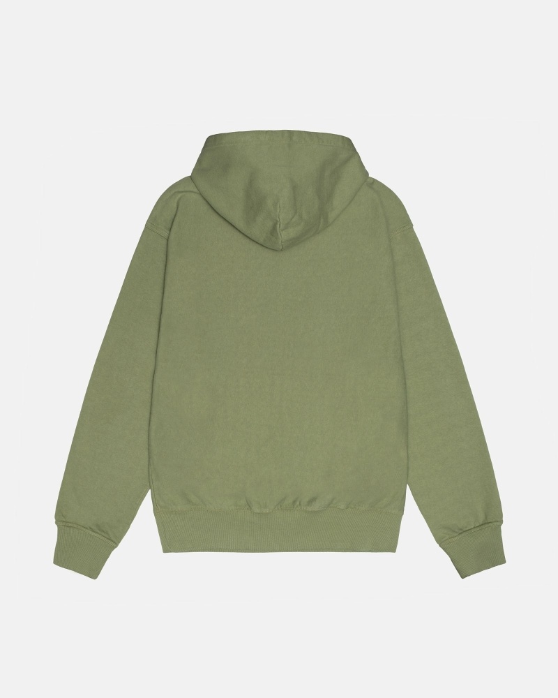 Stüssy Block Sport Pigment Dyed Hoodie Herren Beige | ZNGFE-2714