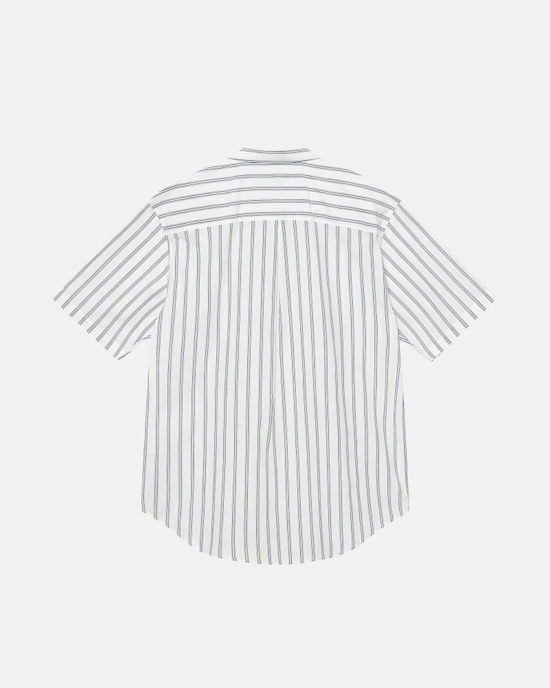 Stüssy Boxy Gestreift Ss Oberteile Herren Stripes | EVUMT-0234