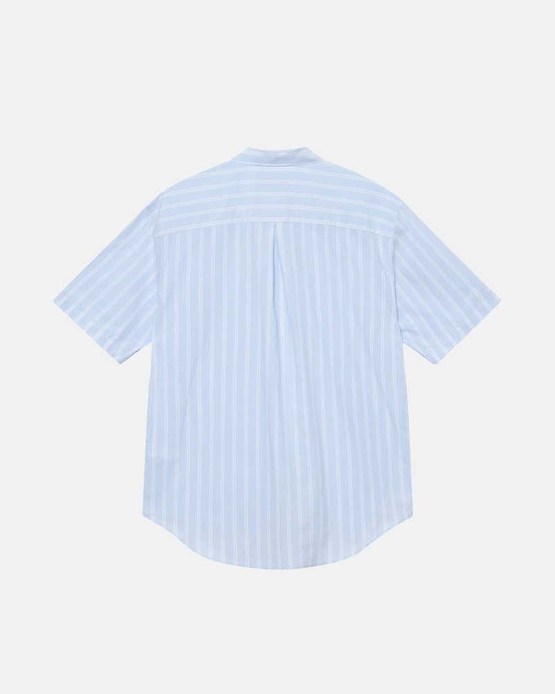 Stüssy Boxy Gestreift Ss Oberteile Herren Stripes | VXUFL-3150