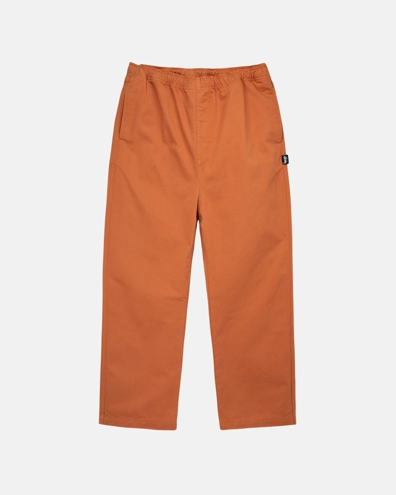 Stüssy Brushed Hose Herren Rot | SYWZD-6359