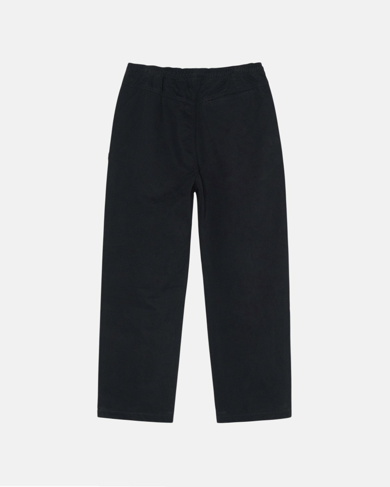 Stüssy Brushed Hose Herren Schwarz | NHIVE-8460