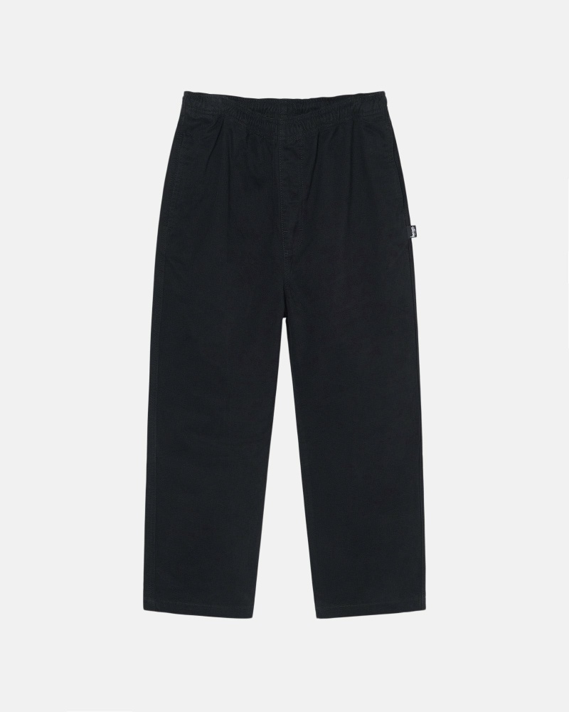 Stüssy Brushed Hose Herren Schwarz | NHIVE-8460