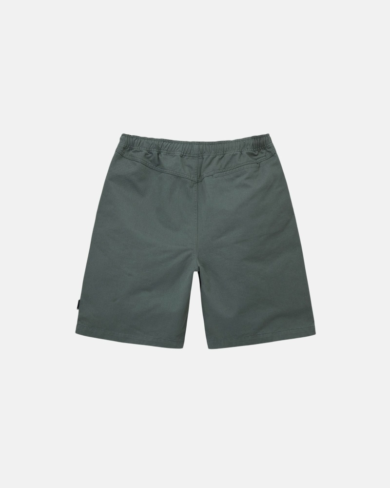 Stüssy Brushed Kurze Hose Herren Olivgrün | XZDQK-5713