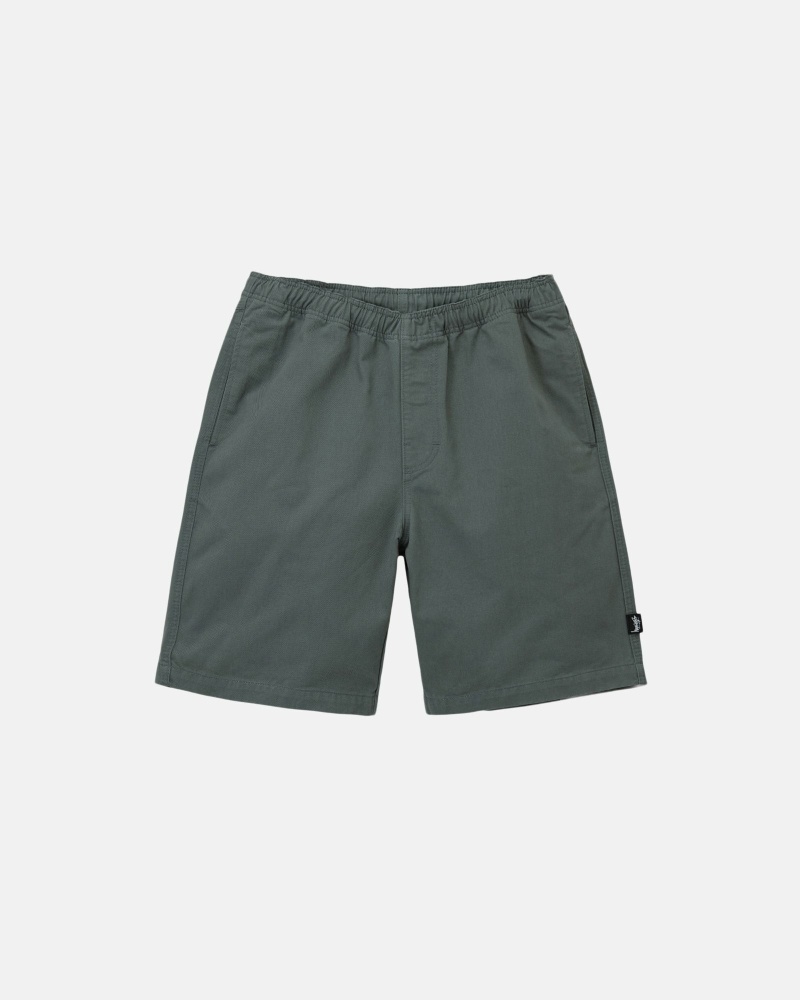 Stüssy Brushed Kurze Hose Herren Olivgrün | XZDQK-5713