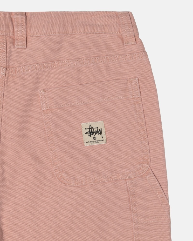 Stüssy Canvas Arbeitshose Herren Rosa | MJGOU-5268