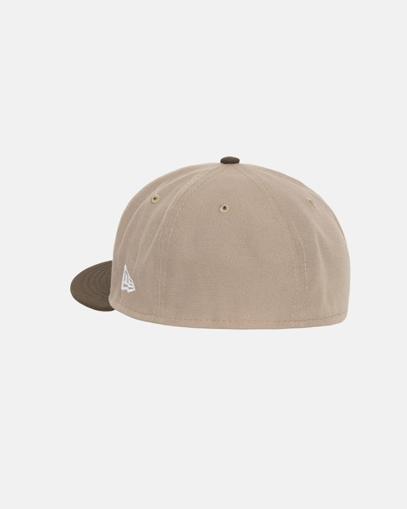 Stüssy Curly S 59Fifty New Era Kappen Herren Braun | RNMCT-1639