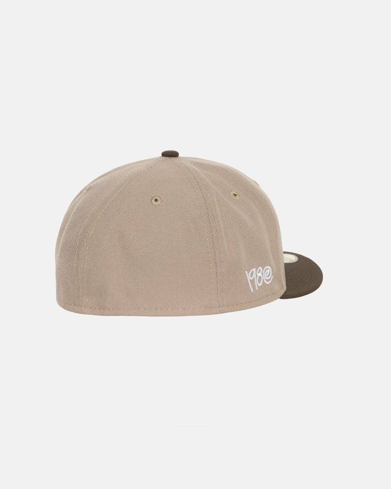 Stüssy Curly S 59Fifty New Era Kappen Herren Braun | RNMCT-1639