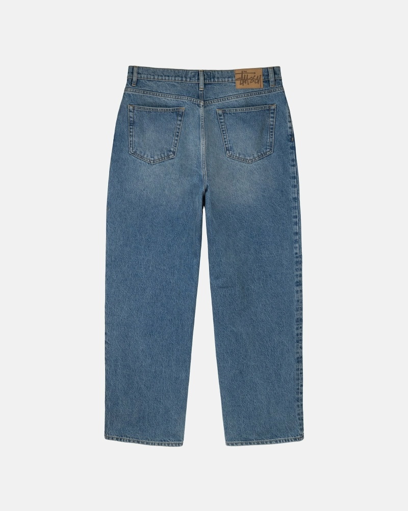 Stüssy Denim Big O Jeans Herren Blau | STNDP-1387