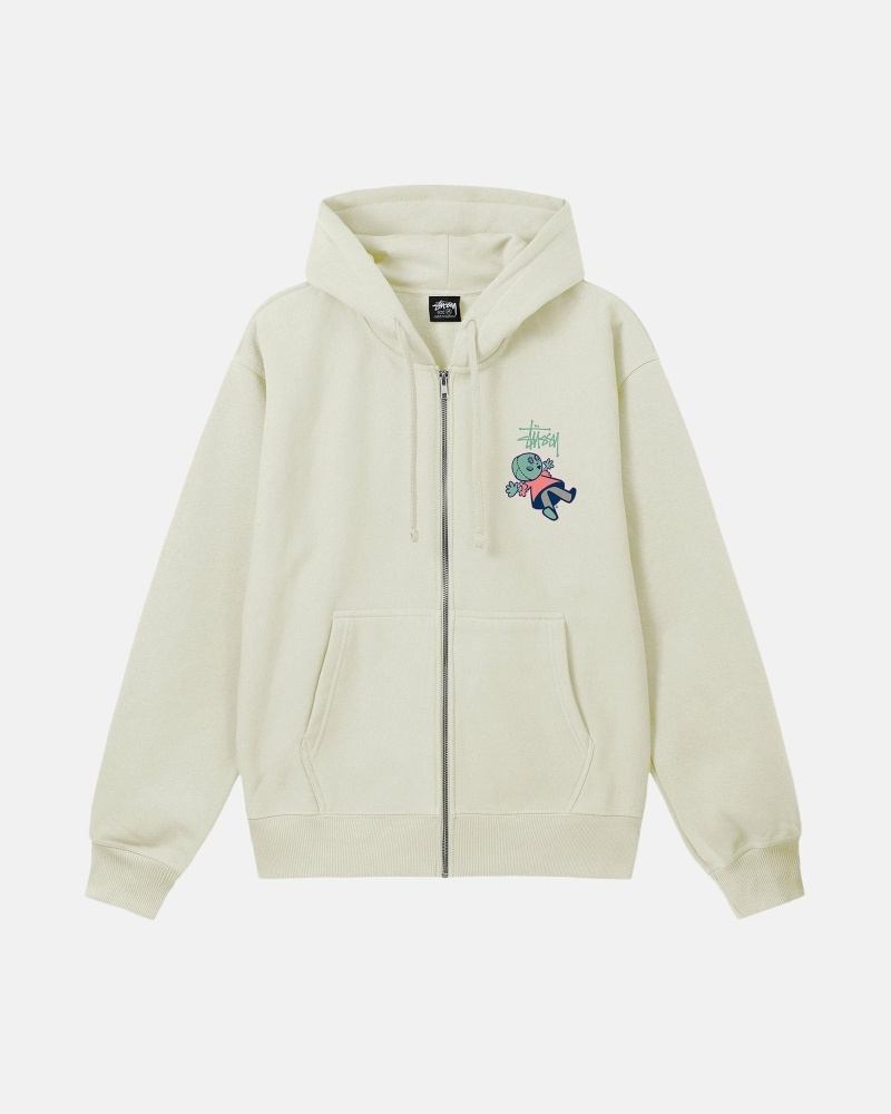 Stüssy Dollie Zip Hoodie Herren Grau | QWUYM-1067