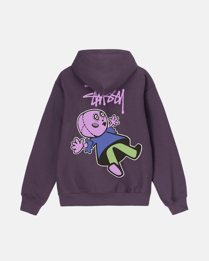 Stüssy Dollie Zip Hoodie Herren Lila | BRLZN-9682