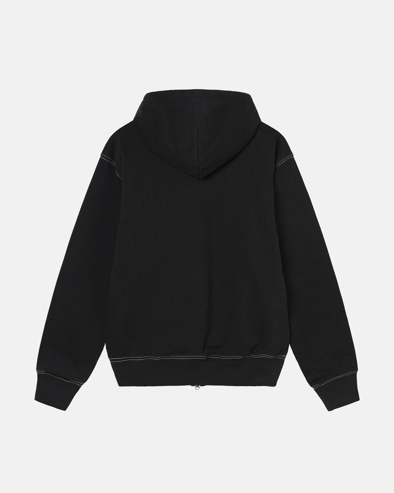 Stüssy Double Face Label Zip Hoodie Herren Orange | SOZAJ-2508