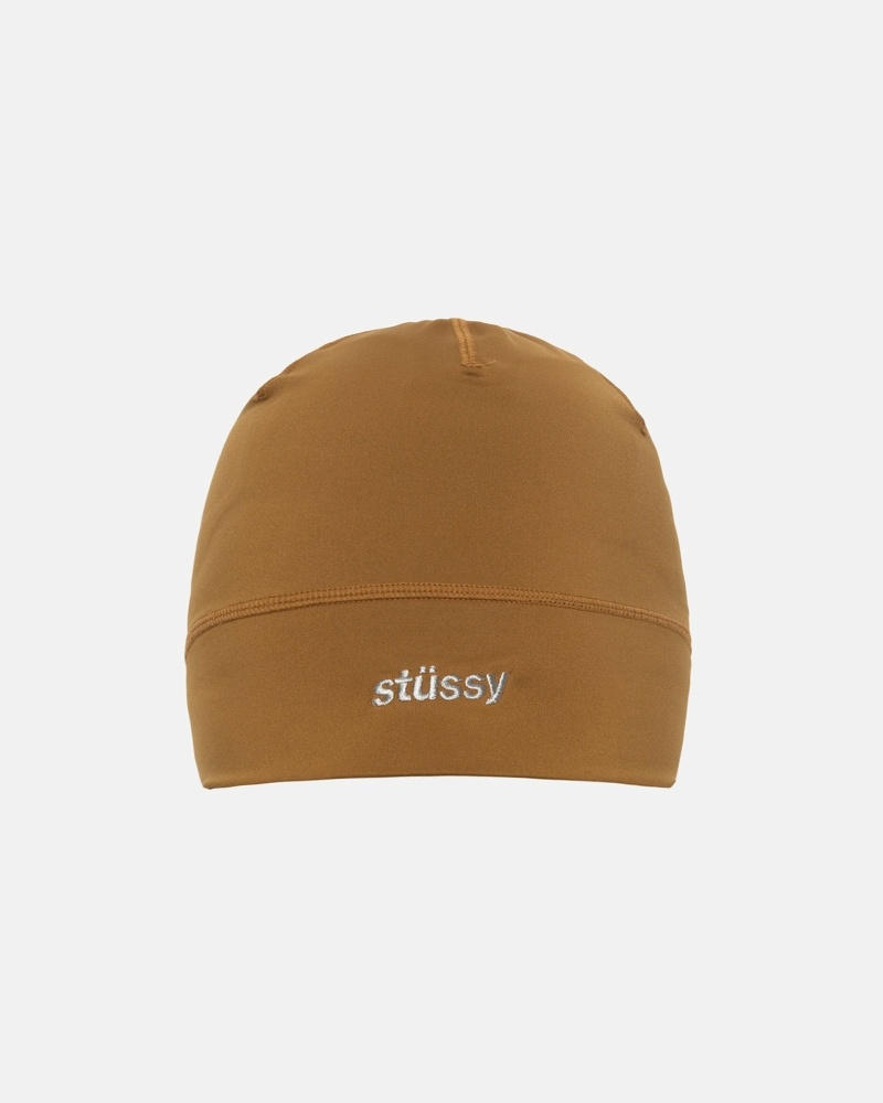 Stüssy Helvetica Sport SkullCaps Hüte Herren Gold | BLFTH-0529