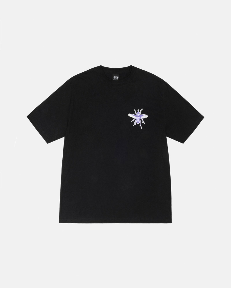 Stüssy Housefly T-shirts Herren Schwarz | NPKXC-7064