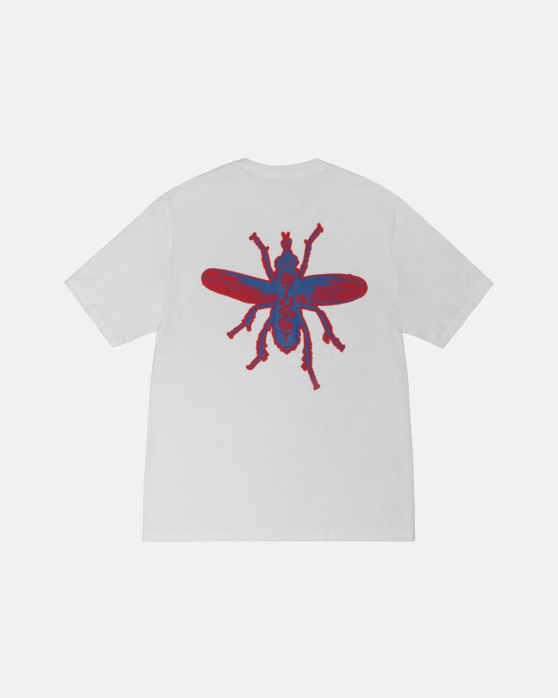 Stüssy Housefly T-shirts Herren Weiß | OTMNQ-4730