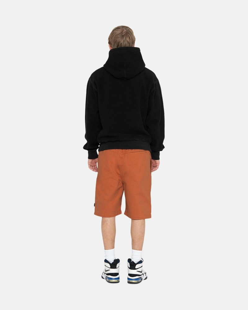 Stüssy Inside Out Fleece Hoodie Herren Orange | URBVJ-2853