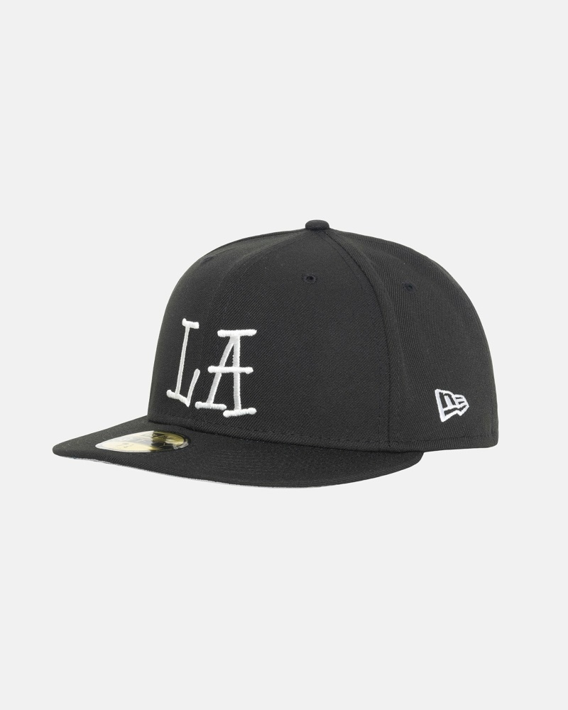 Stüssy La New Era Kappen Herren Schwarz | JEKZQ-4530