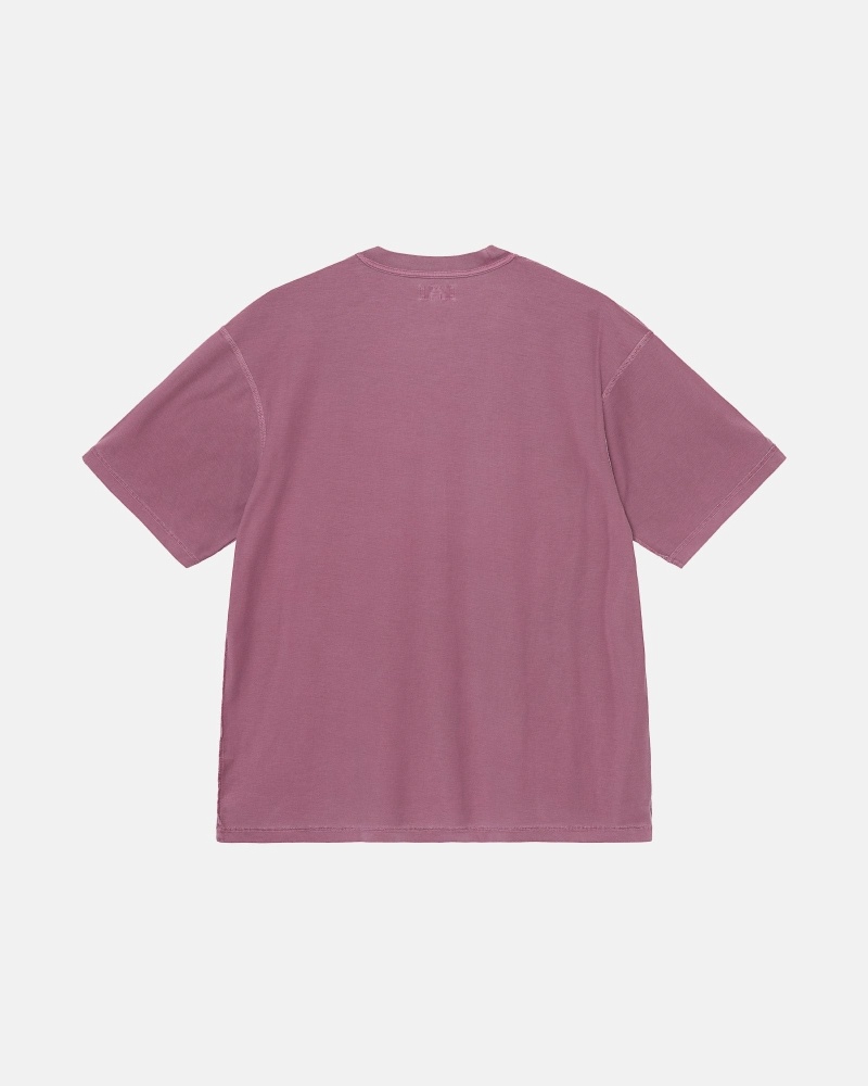 Stüssy Lazy T-shirts Herren Lila | PEARY-2541