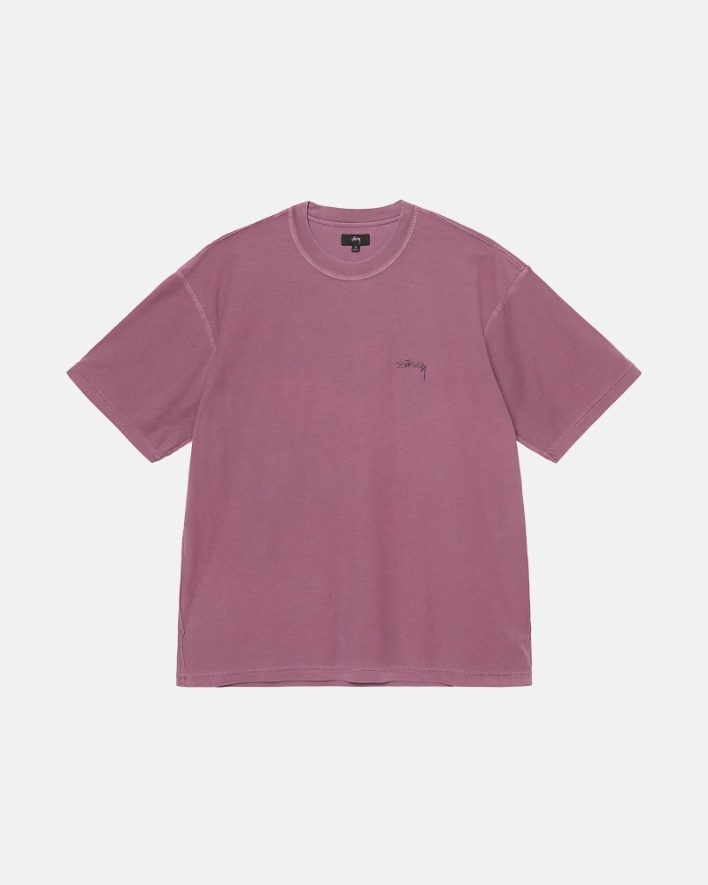 Stüssy Lazy T-shirts Herren Lila | PEARY-2541