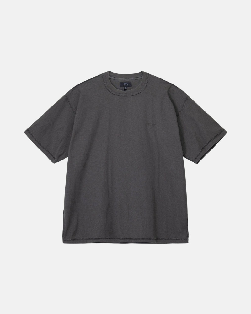 Stüssy Lazy T-shirts Herren Schwarz | CGVPT-1273