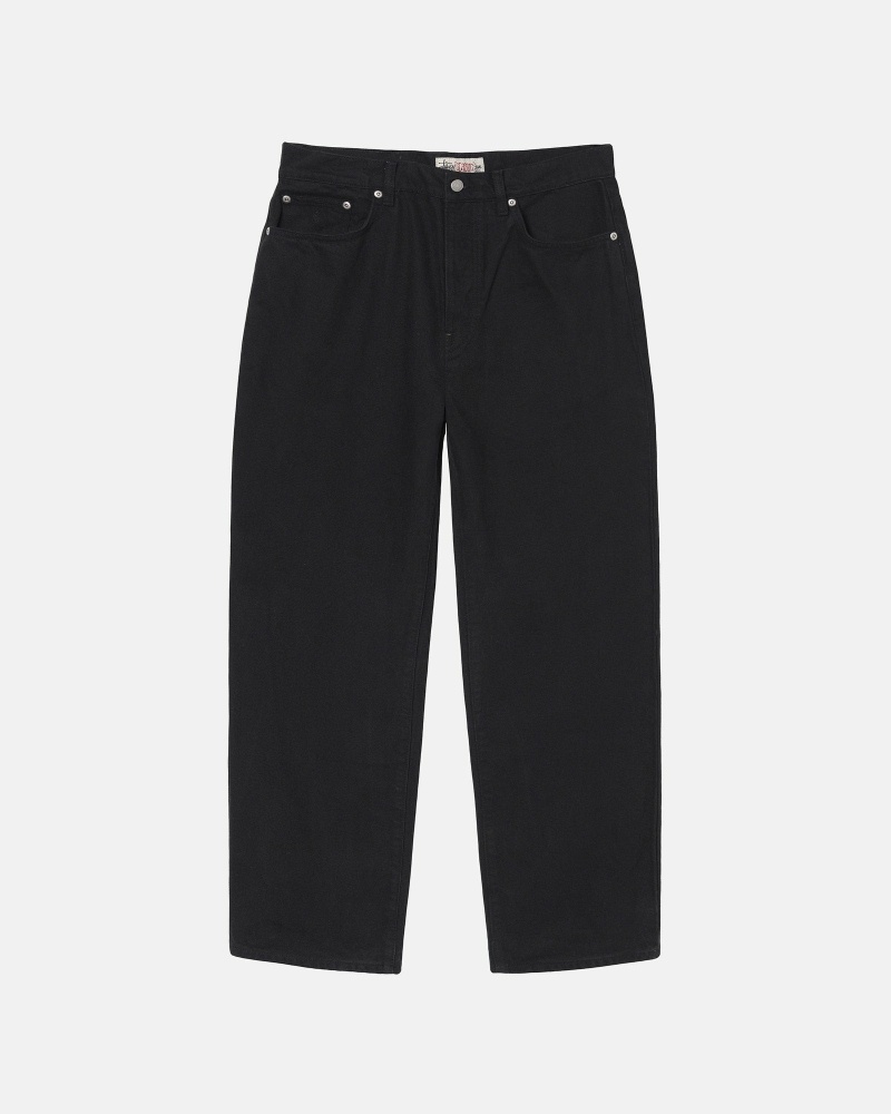 Stüssy Over Dyed Big Ol Jeans Herren Schwarz | ECZBA-7615