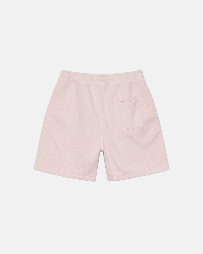 Stüssy Overdyed Stock Logo Kurze Hose Herren Rosa | VBTMQ-1829