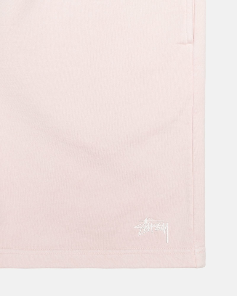 Stüssy Overdyed Stock Logo Kurze Hose Herren Rosa | VBTMQ-1829