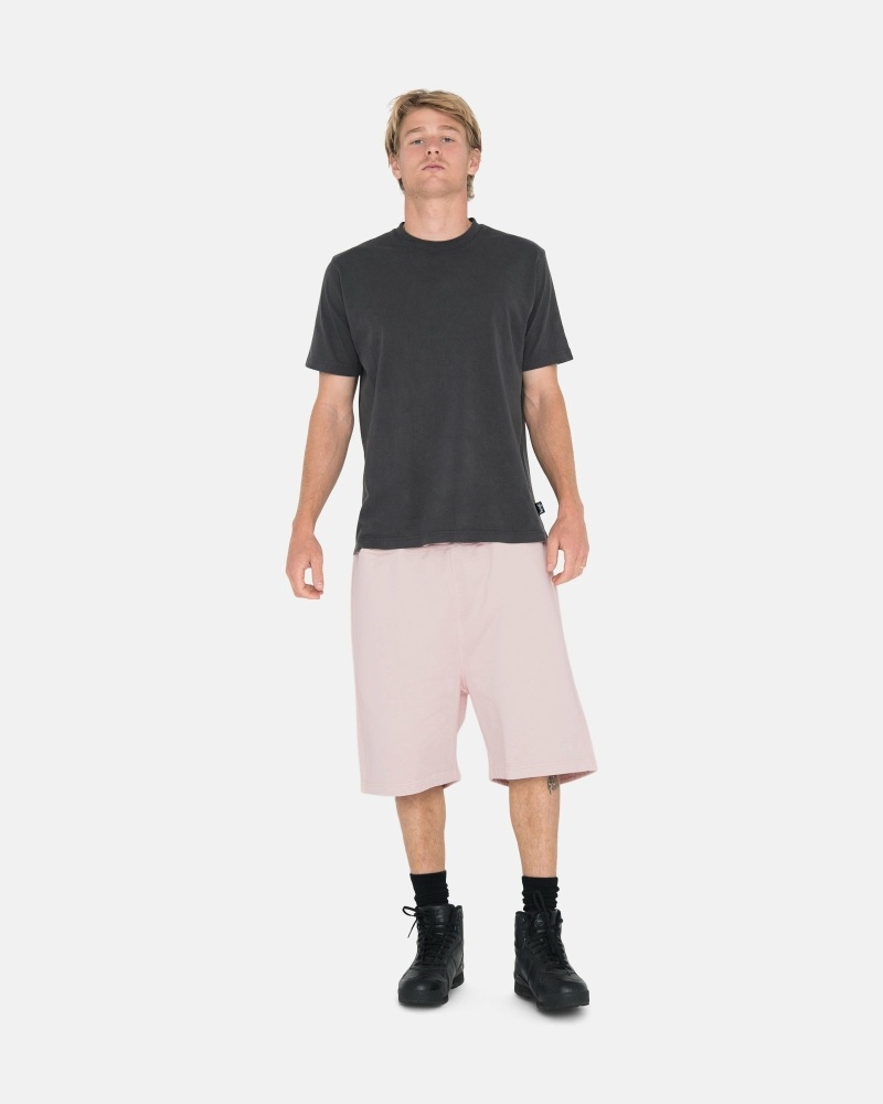 Stüssy Overdyed Stock Logo Kurze Hose Herren Rosa | VBTMQ-1829