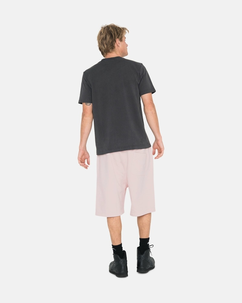 Stüssy Overdyed Stock Logo Kurze Hose Herren Rosa | VBTMQ-1829