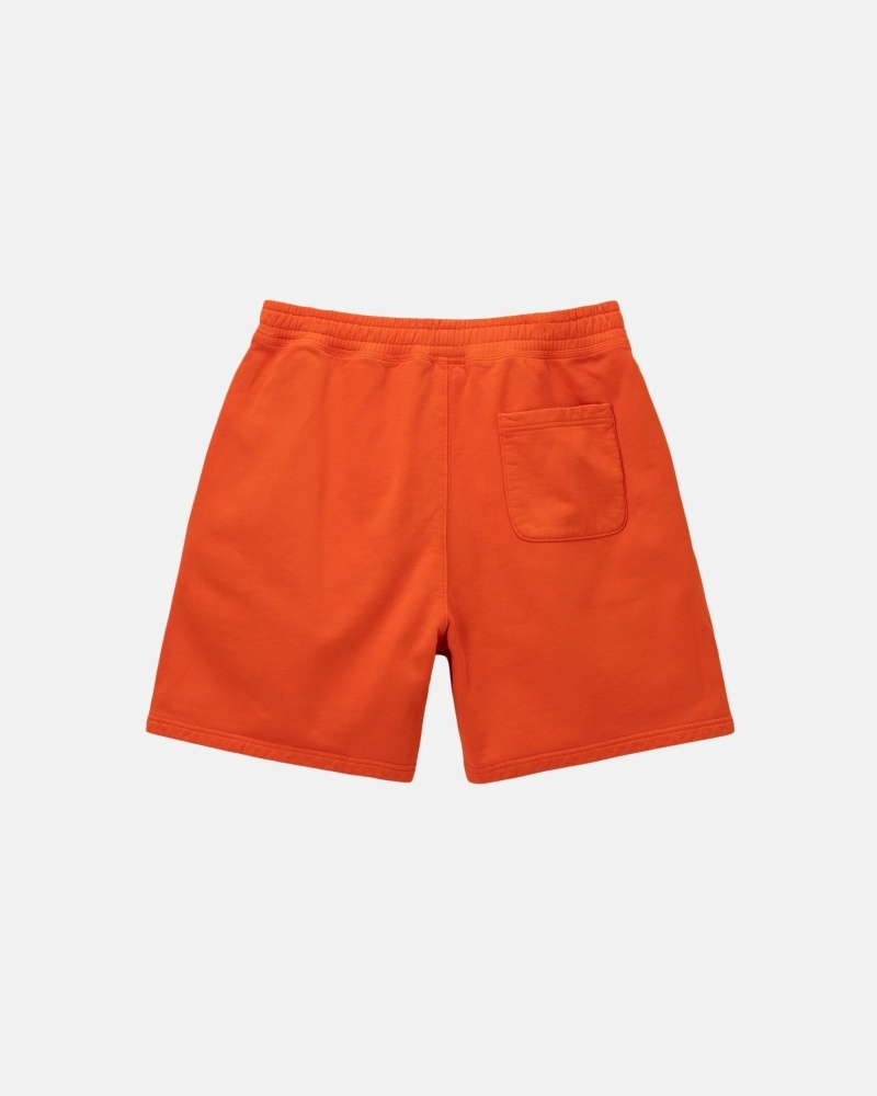 Stüssy Overdyed Stock Logo Shorts Kurze Hose Herren Grün | YDATG-7189