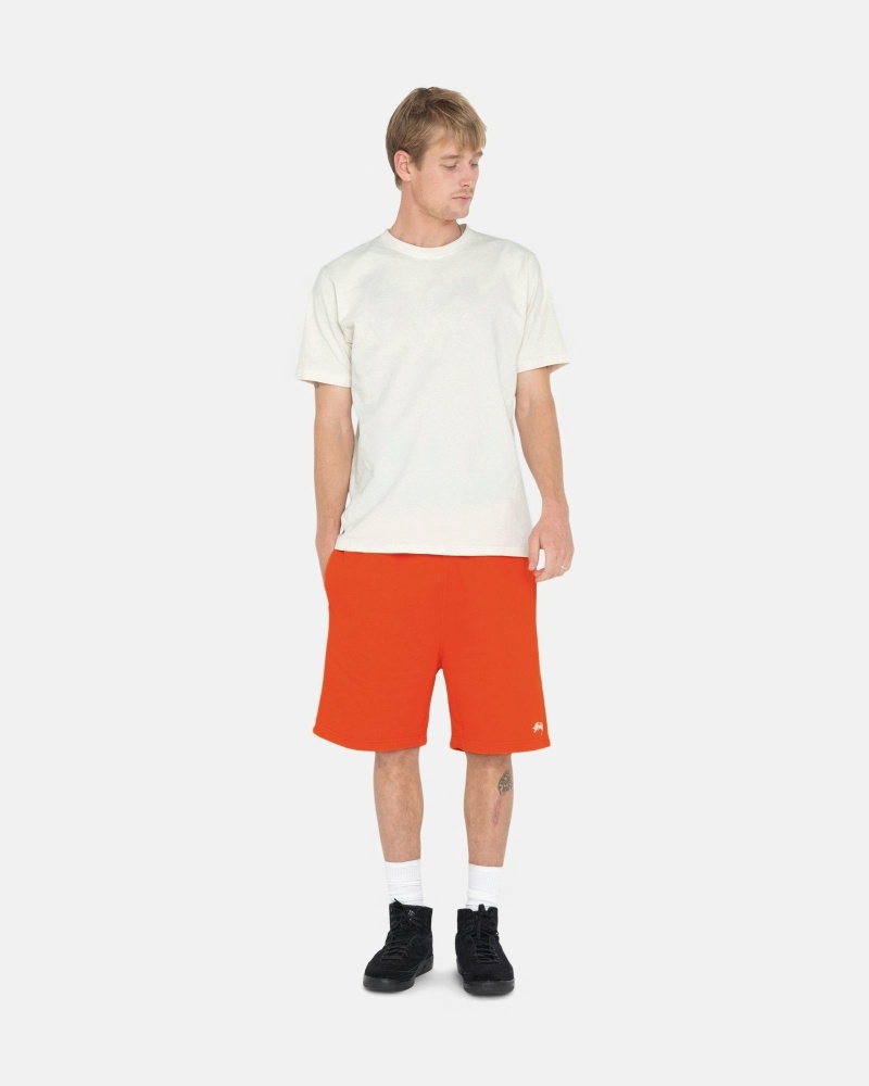 Stüssy Overdyed Stock Logo Shorts Kurze Hose Herren Grün | YDATG-7189