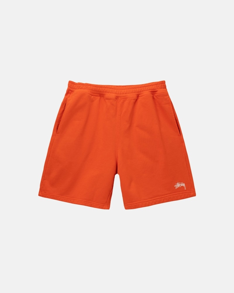 Stüssy Overdyed Stock Logo Shorts Kurze Hose Herren Grün | YDATG-7189