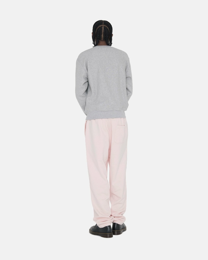 Stüssy Overdyed Stock Logo Sweathose Herren Rosa | JDERB-2139