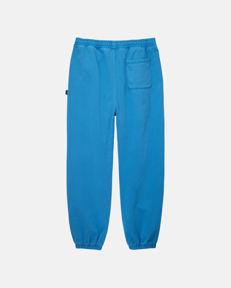 Stüssy Pigment Dyed Fleecehosen Herren Blau | EKNXW-4265