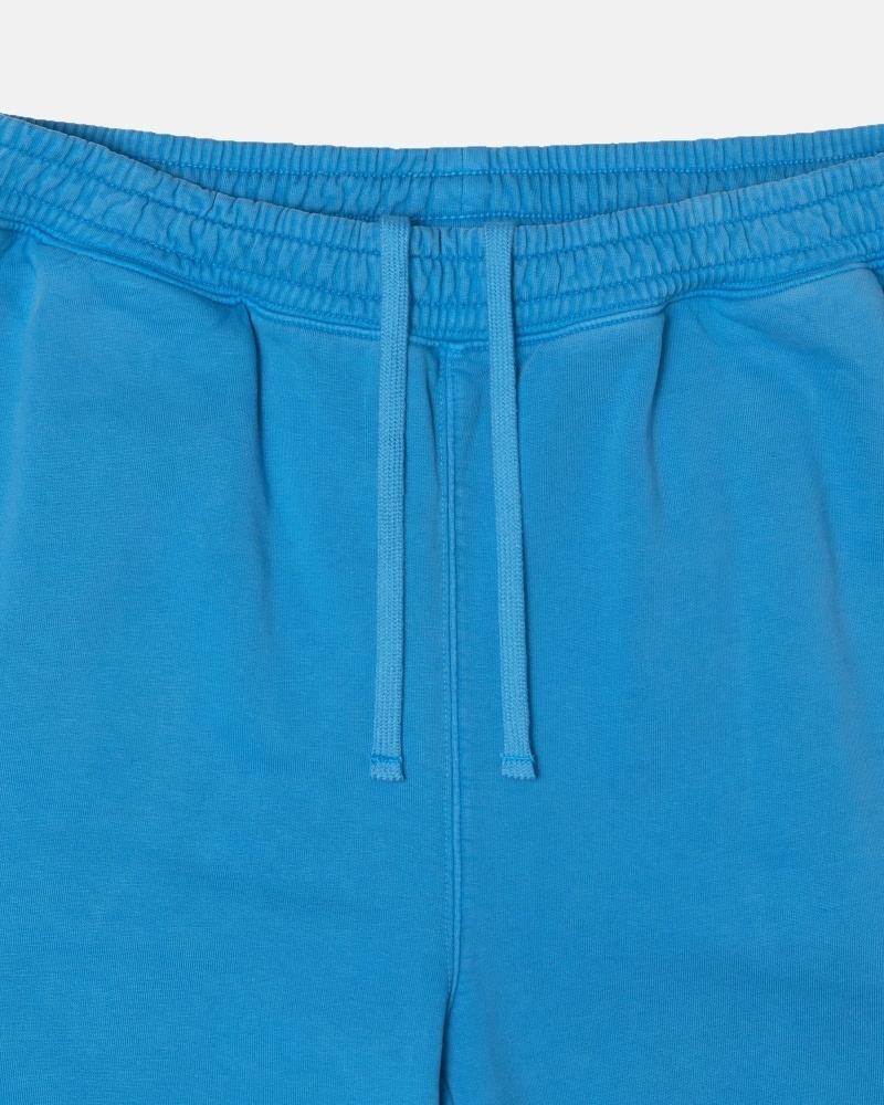 Stüssy Pigment Dyed Fleecehosen Herren Blau | EKNXW-4265