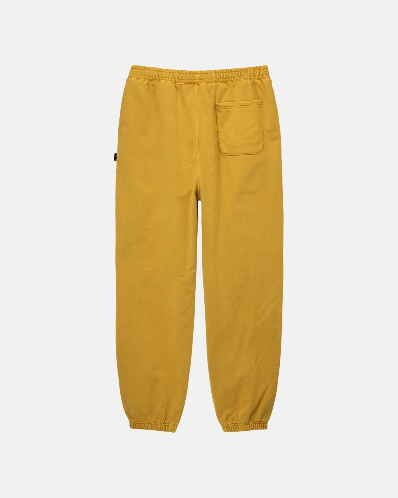 Stüssy Pigment Dyed Fleecehosen Herren Gold | DOCIK-3724