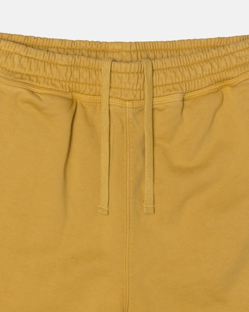 Stüssy Pigment Dyed Fleecehosen Herren Gold | DOCIK-3724