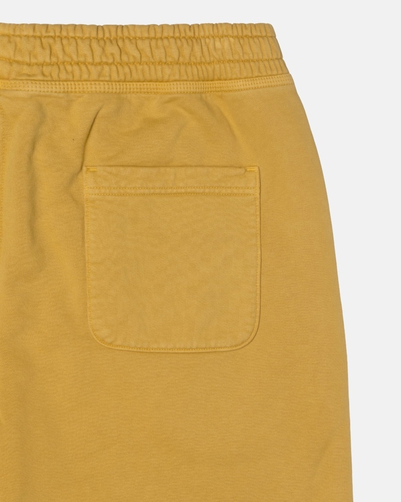 Stüssy Pigment Dyed Fleecehosen Herren Gold | DOCIK-3724