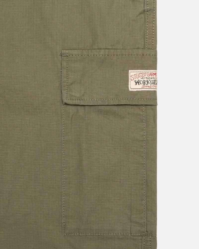 Stüssy Ripstop Cargo Hose Herren Olivgrün | XHAOU-5614