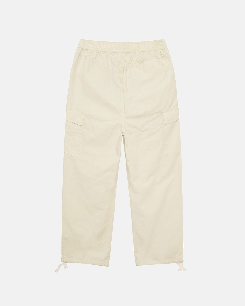 Stüssy Ripstop Cargo Hose Herren Weiß | FAMRW-3429