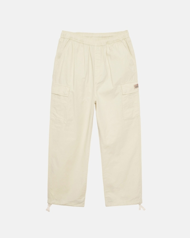 Stüssy Ripstop Cargo Hose Herren Weiß | FAMRW-3429